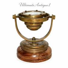 Antique brass nautical gimbal