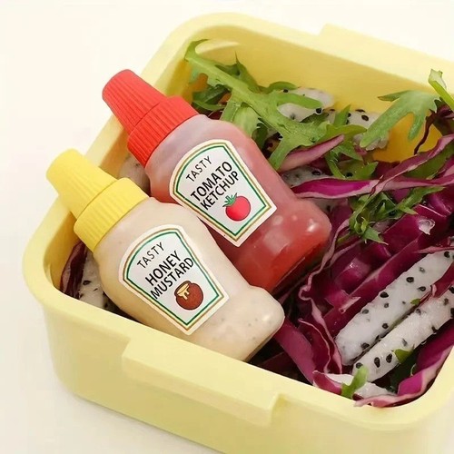 4pcs mini ketchup sauce - ketchup,