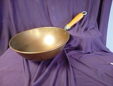 Large Copper Bowl With Handle