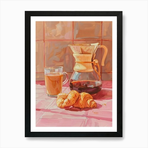 Pink breakfast food chemex - pink,