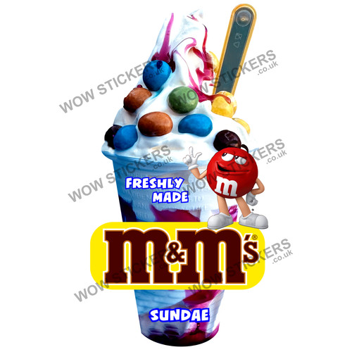 Ice cream van - sticker, m's