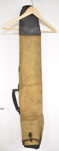 Vintage canvas leather rifle - vintage,