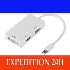 Mini Display Port Thunderbolt to DVI VGA HDMI Adapter for MacBook Pro Mac