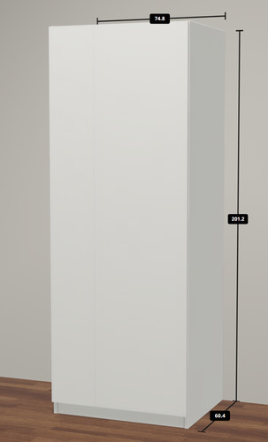 Ikea pax wardrobe - pax, white
