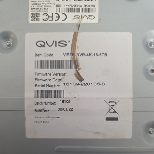 Qvis viper nvr channel - viper, 4k