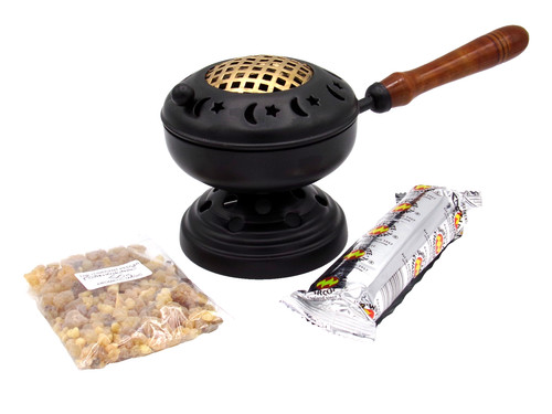 Large iron incense - large,