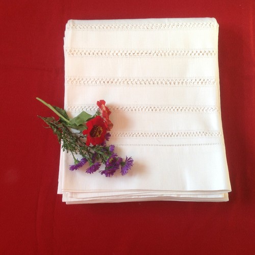 Vintage french unused cream - vintage,