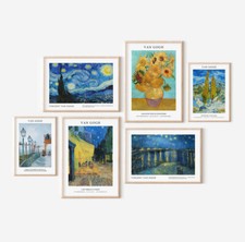 Van Gogh Gallery Wall Fine Art Oil Painting Living Room Prints Posters Pictures