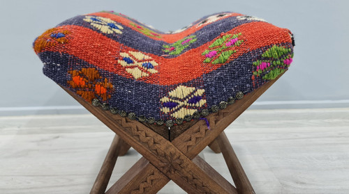 Rustic stool vintage baho - rustic,