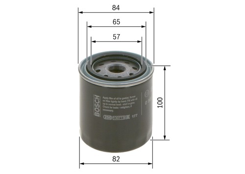 Bosch oil filter - filter, for