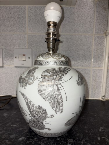 Ceramic porcelain lamp with - porcelain,