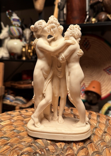 Vintage three graces statue - three,