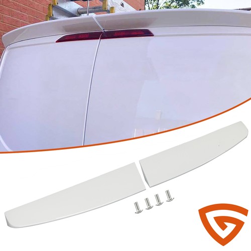 White roof spoiler lip - roof,