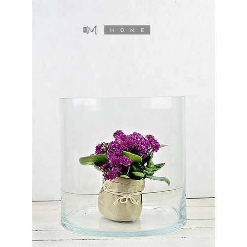 Large handmade cylinder glass - cylinder,
