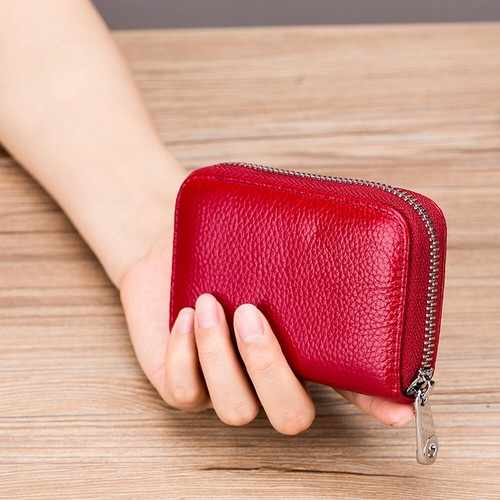 Genuine leather card holder - card,