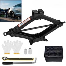 3 Ton Scissor Jack Set Car SUV Auto Jack Kit with Hand Crank/Wrench/Lug Wrench
