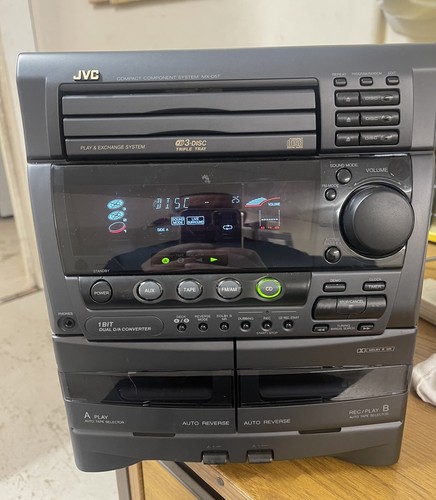Jvc d55t 2 cassette - jvc, 3-cd