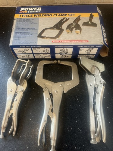 Welding clamps 3piece - welding,