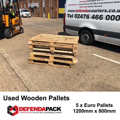 Used wooden euro pallets - wooden,