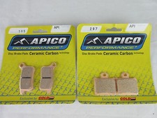 KTM SX85 2011 front & rear brake pads apico motocross 185 297