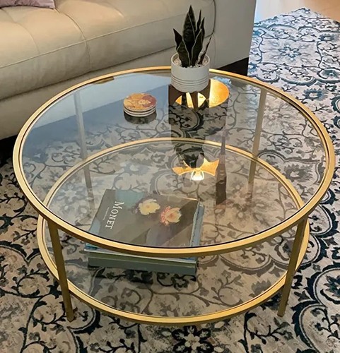 Modern coffee table with - modern,