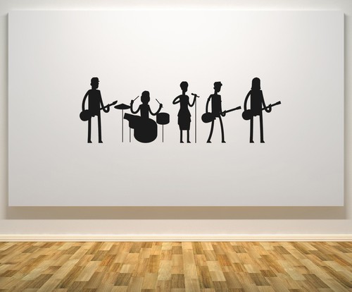 Band silhouette music - silhouette,