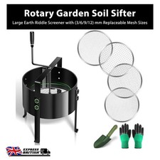 Upgraded Steel Rotary Garden