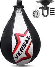 Boxing Leather Speed Ball MMA Punching Training Speed Bag with Swivel Speedball