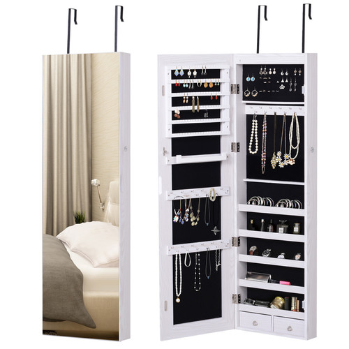Lockable mirrored jewellery - mirrored,