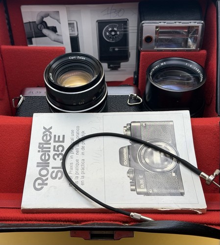 Rolleiflex sl35e set with - with, carl