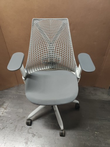 White sayl office desk chair - sayl,