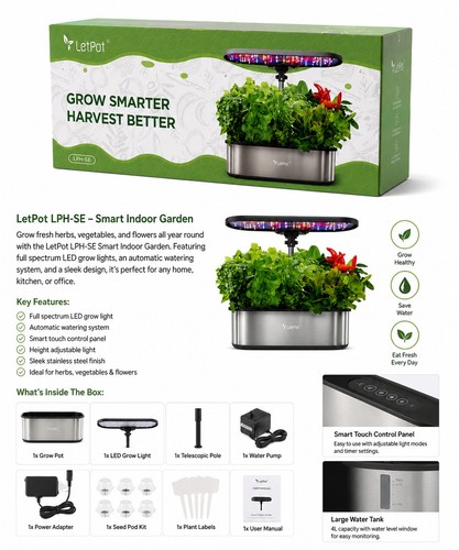 Letpot lph hydroponics - lph-se,