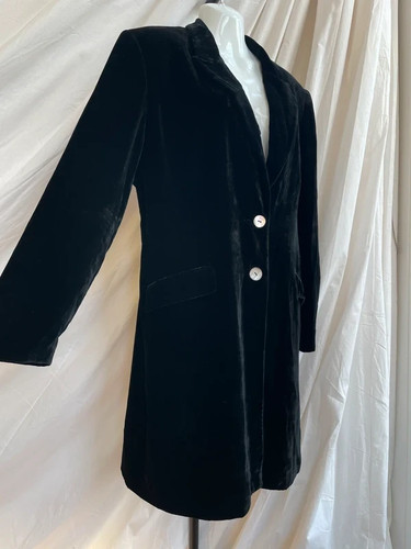Vintage 90s 00s black silk - 90s,