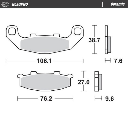 Moto master ceramic brake pads - moto-master,