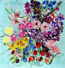 Hand Painted TEXTURED ABSTRACT