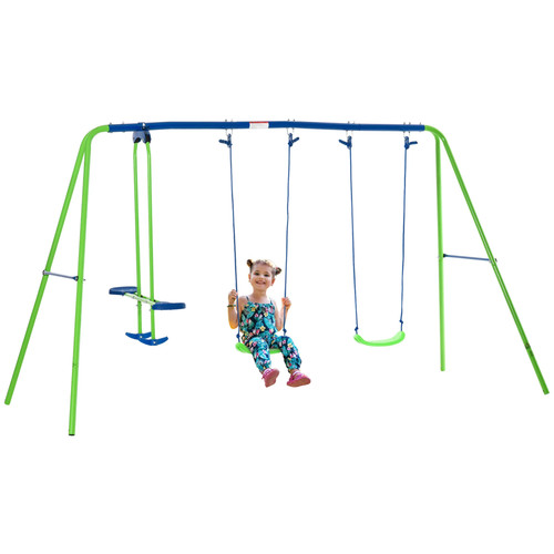 Kids outdoor swing glider set - swing,