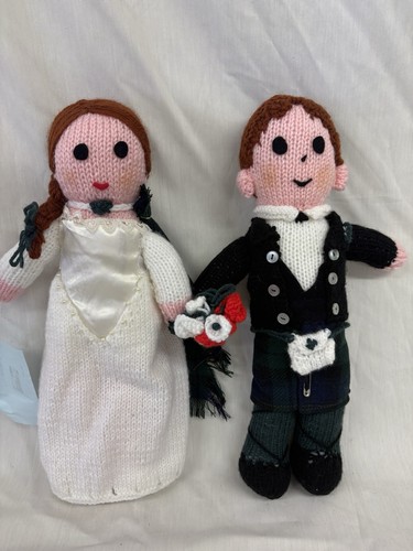 Knitted scottish bride - scottish,
