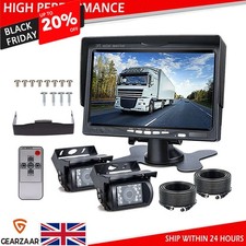 Reversing Camera For Truck Bus 4Pin 7" 7" Lcd Monitor Van 12-24v Motorhome Truck