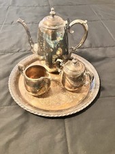 WM Rodger’s Silver Tea Set