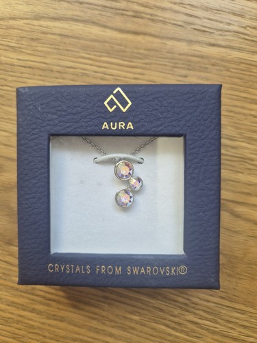 Aura necklace with swarovski - necklace,