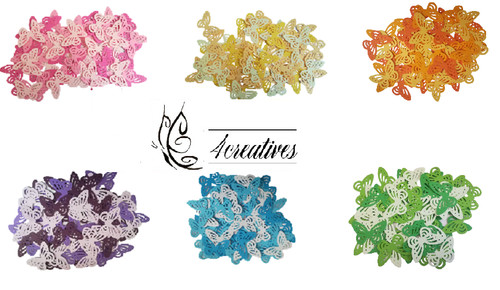 Butterflies die cuts card - 60, /