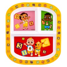 Cocomelon 3 Section Childrens Kids Toddlers Divided Breakfast Lunch Dinner Plate