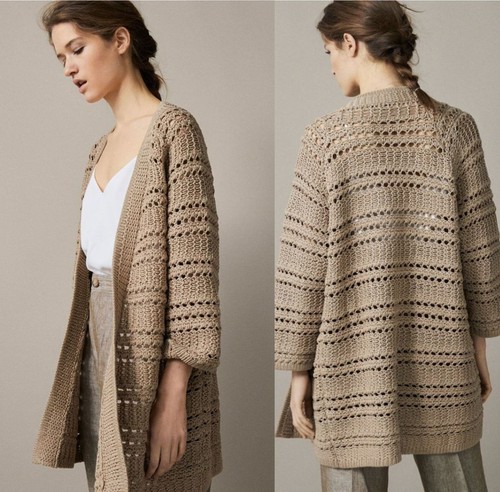 Massimo dutti beige cotton - massimo,