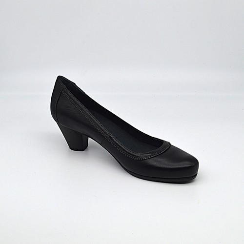 Pikolinos black leather cut - leather,