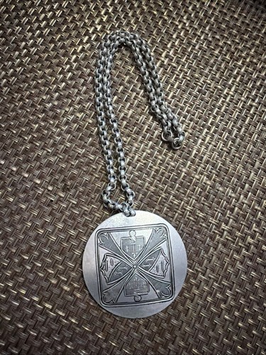Vintage shield pendant - vintage,
