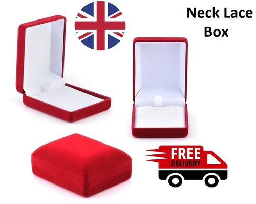 Velvet necklace box pendant - necklace,