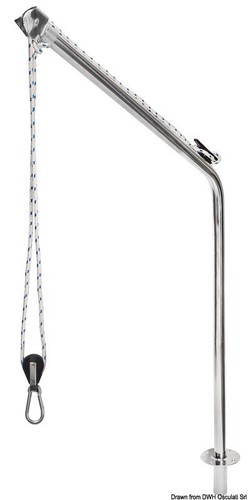 Stainless steel davit - -, tender