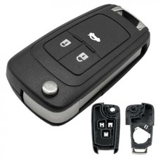 3 Button Remote Flip Car Key Fob Case Cover Fit For Vauxhall/Opel/Astra/Insignia