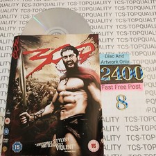 300 DVD Disc And Artwork Only