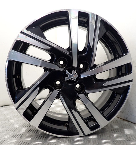 Peugeot 208 mk2 black - 208, 16"